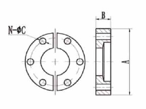 KF Bulkhead Clamp