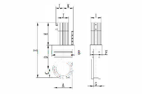 Pneumatic Gate Valve
