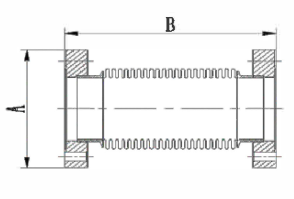 ISO Vacuum Bellows with Screw Hole